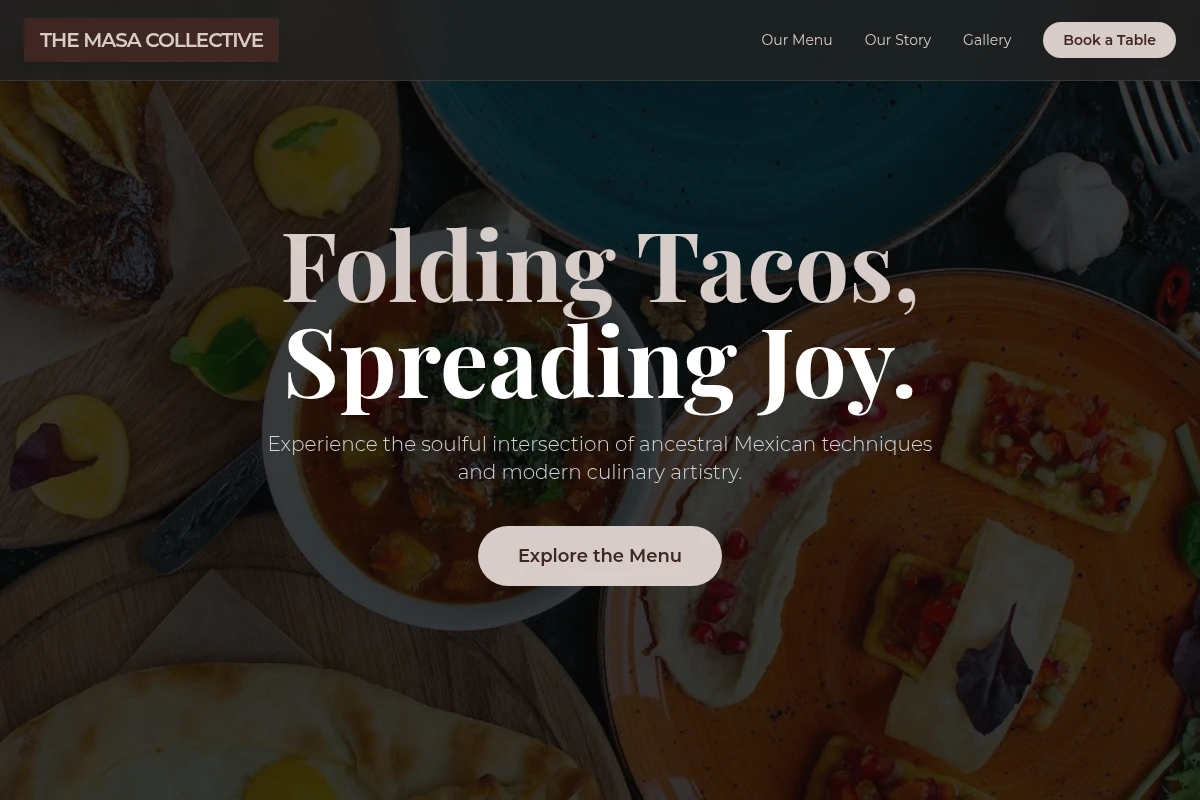Menu Mexican Food
